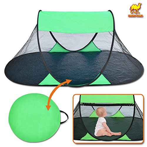 Strong Camel Portable Camping Shelter Backpacking Pop Up Bed Tent Mosquito Net Outdoor