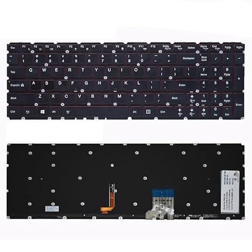 Laptop Keyboard for Lenovo y50p Y50-70 Y50-70AS Y50-80 Y50-70AM Y70P-70 u530t u530p Easy to Replace(OEM NO Backlit)