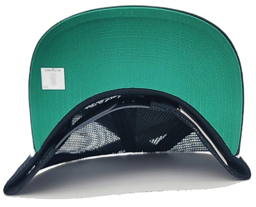 Casquette Boston Celtics de camionneur Mitchell & Ness snapback mesh noir roper - 7
