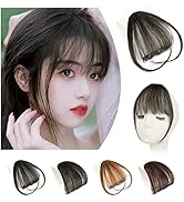 Amazon.co.jp: Peacoco 前髪ウィッグ 部分ウィッグ 前髪 ウィッグ 人毛