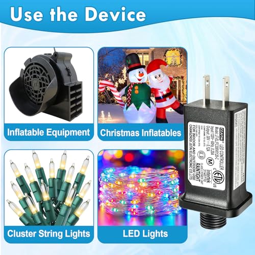 Image of 30V3.6W 8 Mode Light LED Transformer 30V LED Controller Class 2 Power Supply, Low Voltage Transformer US Plug, Replacement for CZJUTAI JT-EL /FC- 300V0120-C [Z836]