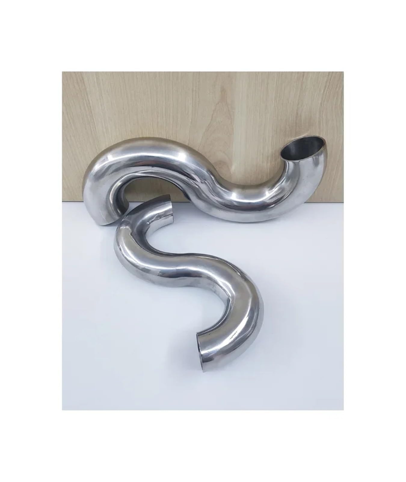 Soldadura a tope de 45mm OD, accesorio de tubería de acero inoxidable 304, resistente al olor en forma de S, 1 ud.