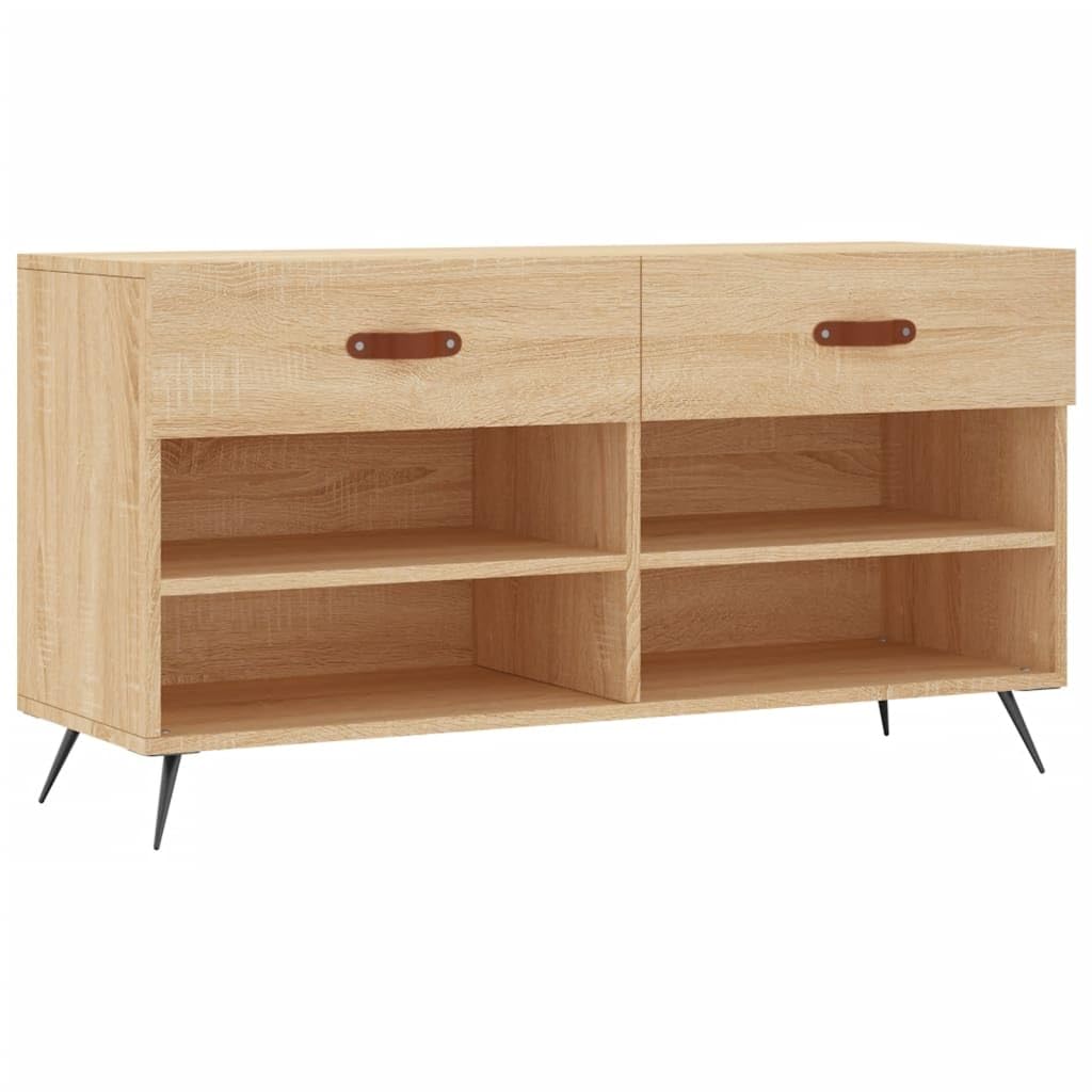 Banc de rangement pour entrée résout le désordre des chaussures dans le couloir