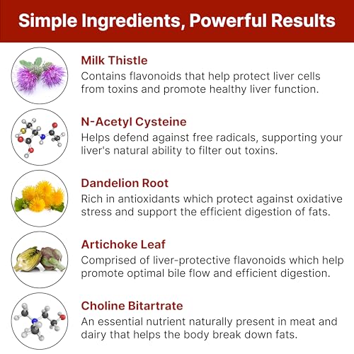 Natural Liver Support Supplement Capsule with N-Acetyl Cysteine (NAC) - Non-GMO, Gluten-Free - Image 4