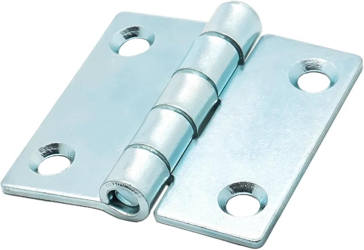 Carbon Steel Hinges Galvanized Flat Plate Type Pull-Core Square Style Door Cabinet Hardware DJMD-50 1Pcs