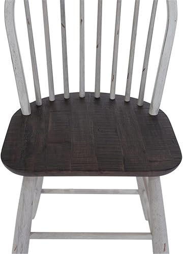 Miniatura 5 de Liberty Furniture INDUSTRIES Farmhouse Windsor - Juego de 2 sillas de mostrador, 17 pulgadas de ancho x 22 pulgadas de profundidad x 42 pulgadas de