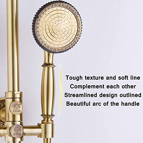 Ensemble de douche avec tringle réglable pour le rituel bien-être