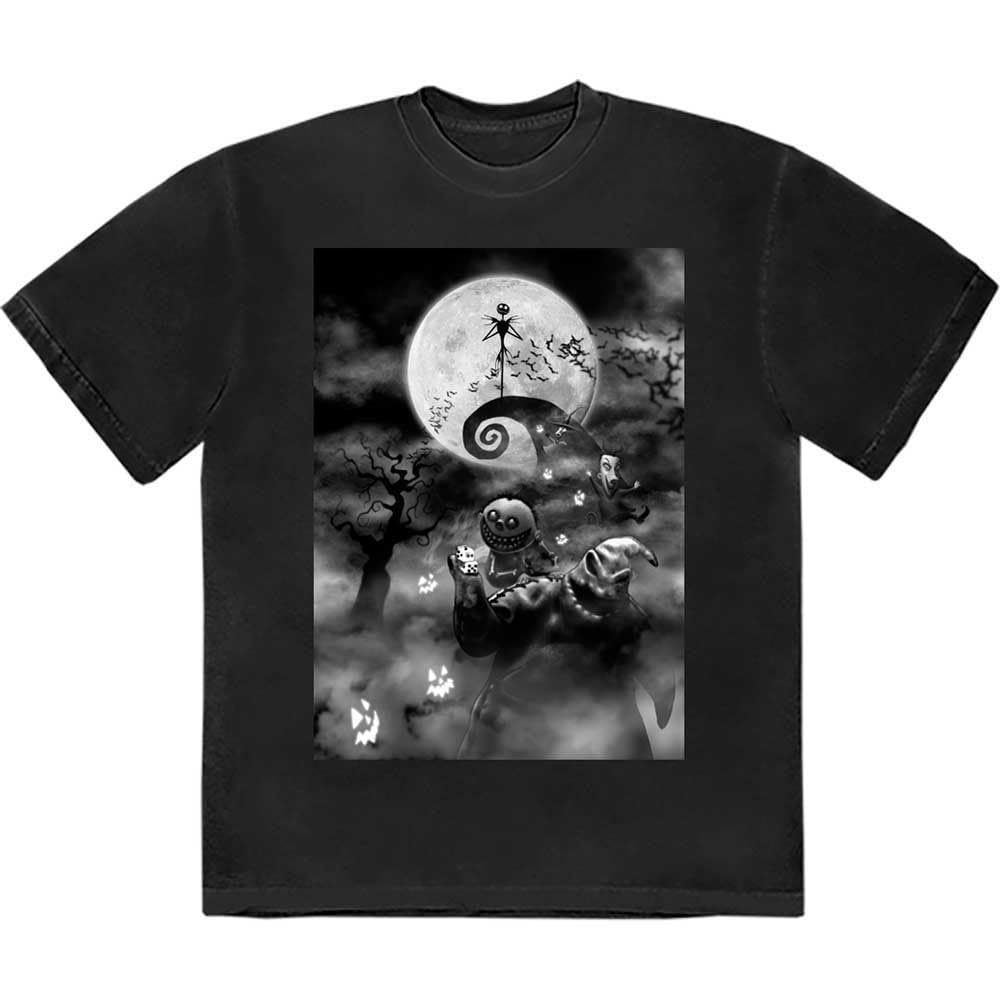 Rock Off Black The Nightmare Before Christmas - Oogie Scene - T-Shirt - Cotton - Size S - Officially Licensed Merch