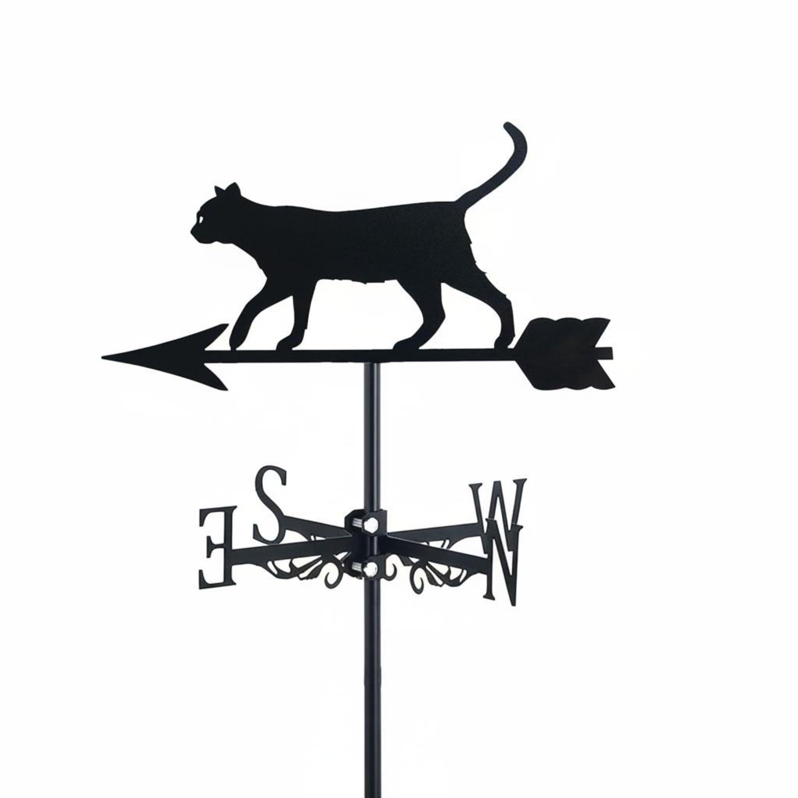 Decorative Cat Weathervane Rust Resistant Metal Wind Vane | Weathervanes-picture-30