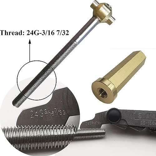 Filter Threaded Rod and Retainer Clamp, Clamp Ring Knob Assembly, Fits DEV/DEL, CV/CL Pool&Spa Filter, 3/16 7/32-24G Female - Thumbnail 5