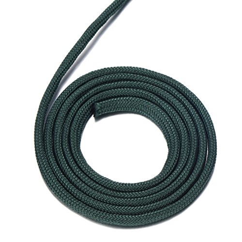 DonDon 98 ft - 30 m nylon cord Paracord survival DIY rope cord for outdoor camping activities 0.6 inch - 4 mm - 7 strands forest green - Image 2