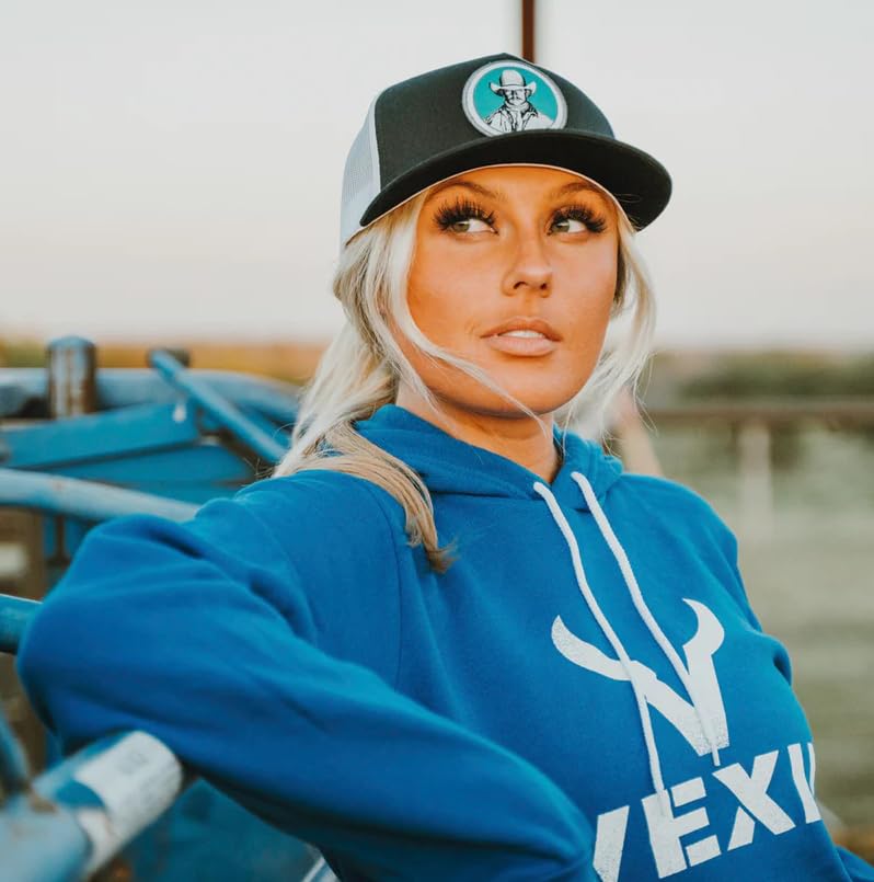 Image of Vexil American Rancher Adjustable Snapback Western Lifestyle Rodeo Southwest Inspired Meshback Hat