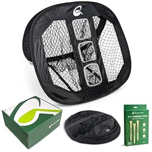Go For It Golf Chipping Netz mit Tees