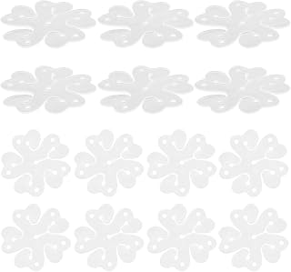GALPADA 50pcs Flower Shape Balloon Clips Plastic Balloon Holder Clips for Party Decoration for Wedding and Celebration Events