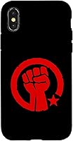 Vista 4 de Funda para iPhone 14 Rebel Red Socialist Fist