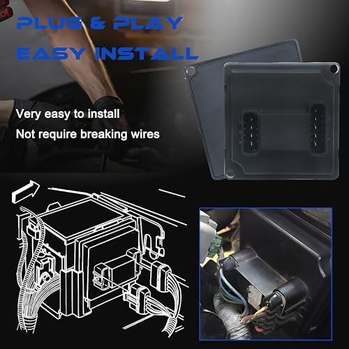 LLYZFED 16523917 Headlight Lamp Actuator Control Relay Module Fit for Chevrolet Corvette C5 1997-2004, Replace# 16505400 16505538 Aa7156 - Image 4