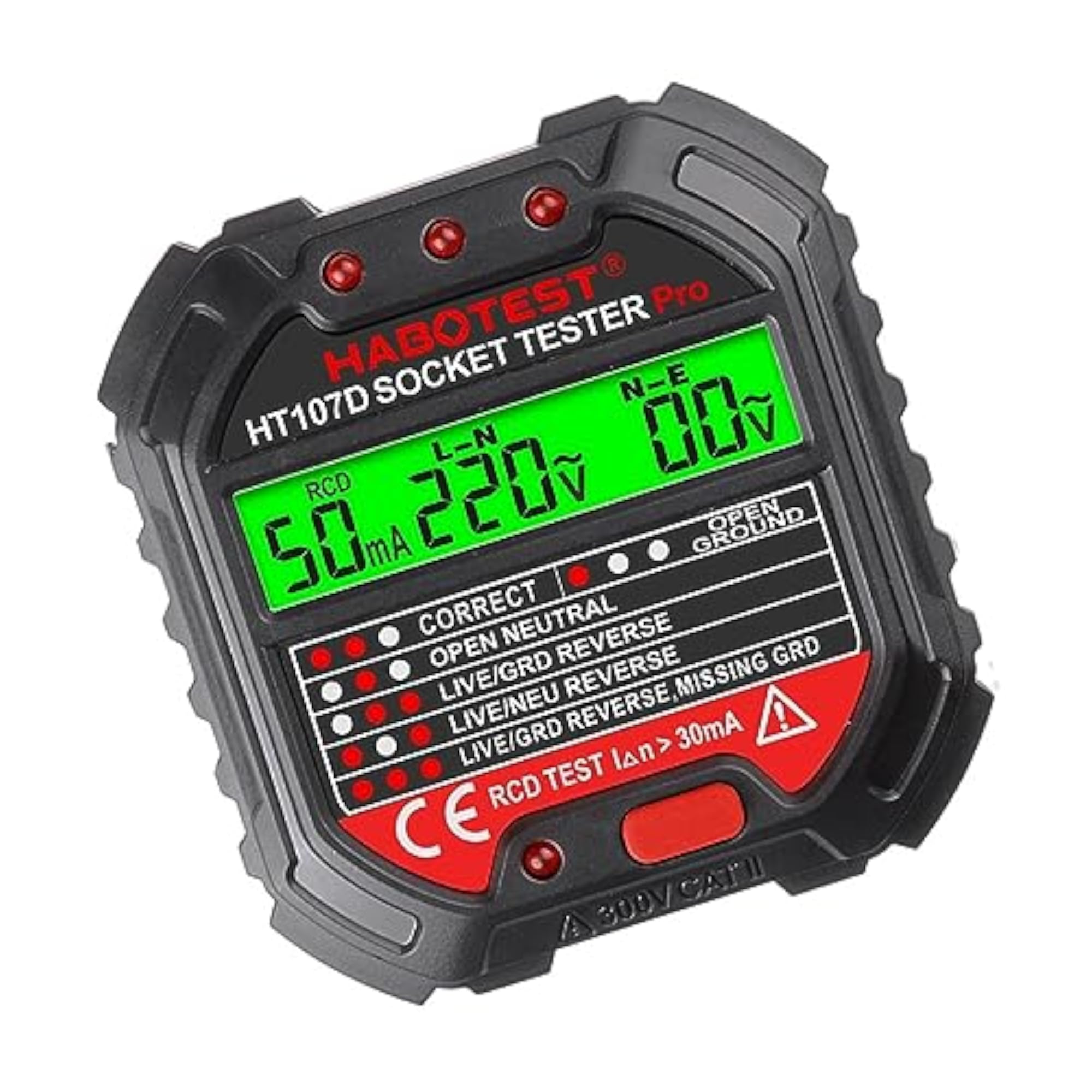 Portable Socket Tester Circuit Analyzer for Voltage Detection