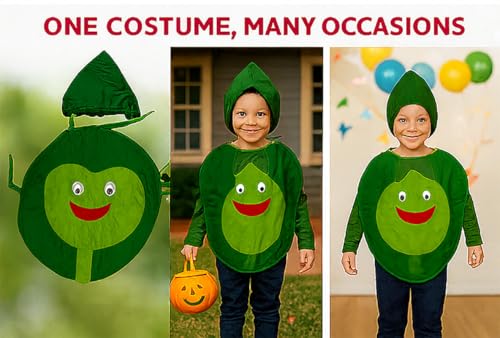 Image of FancyDressWale Fruit & Vegetable Fancy Dress Costume for Kids | Free Size 2-10 Years | School Fancy Dress, Stage Shows, Theme Parties