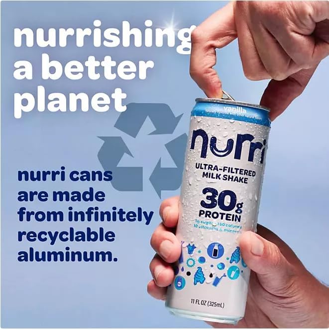Nurri Ultra-Filtered Protein Shakes Vainilla 12 Pack miniatura 5