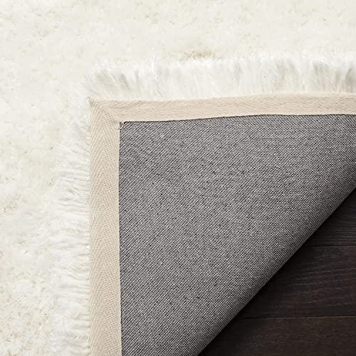 Image of Plain Rugs and Carpet and Carpets for Hall and Drawing Room 6x6 Round White Color