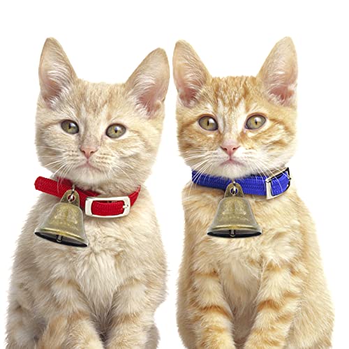 image for PETDCHEB 40 Pieces Vintage Bell Bronze Bell Windchime Bells Witch Bell