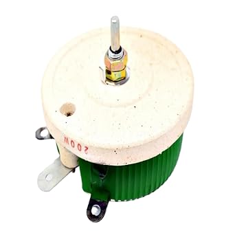 High Power 200W BC1 Wirewound Potentiometer Rotary Rheostat Ceramic Variable Resistor 5R 10R 20R 50R 100R 200R 300R 500R 1K (200R)