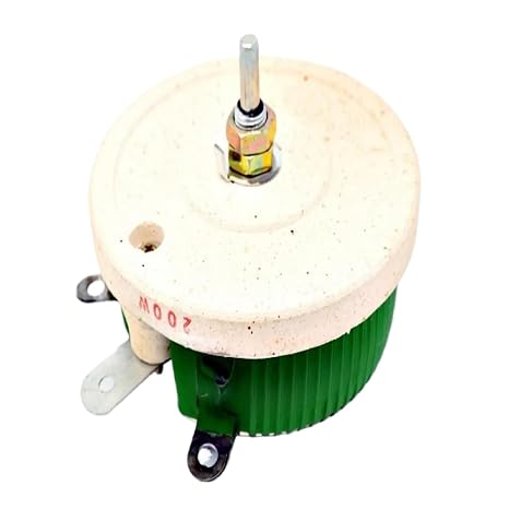 High Power 200W BC1 Wirewound Potentiometer Rotary Rheostat Ceramic Variable Resistor 5R 10R 20R 50R 100R 200R 300R 500R 1K (200R)