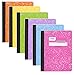 Mead Composition Book, 6 Pack of Wide Ruled Composition Notebooks, Wide Rule paper, 100 sheets (200 Pages), Pastel Color Notebook
