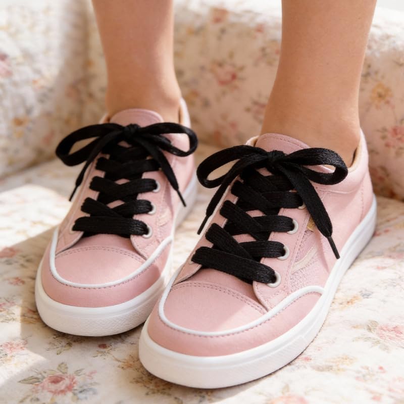 2 Pairs 5/8" Fat Shoe Laces for Sneakers, Jumbo Laces, 16mm Wide Flat Shoelaces for Athletic Shoes