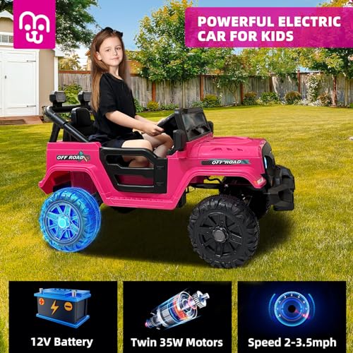Miniature Motors BBH-038 12V Kids Electric Ride On Truck Car Remote Control thumb #2