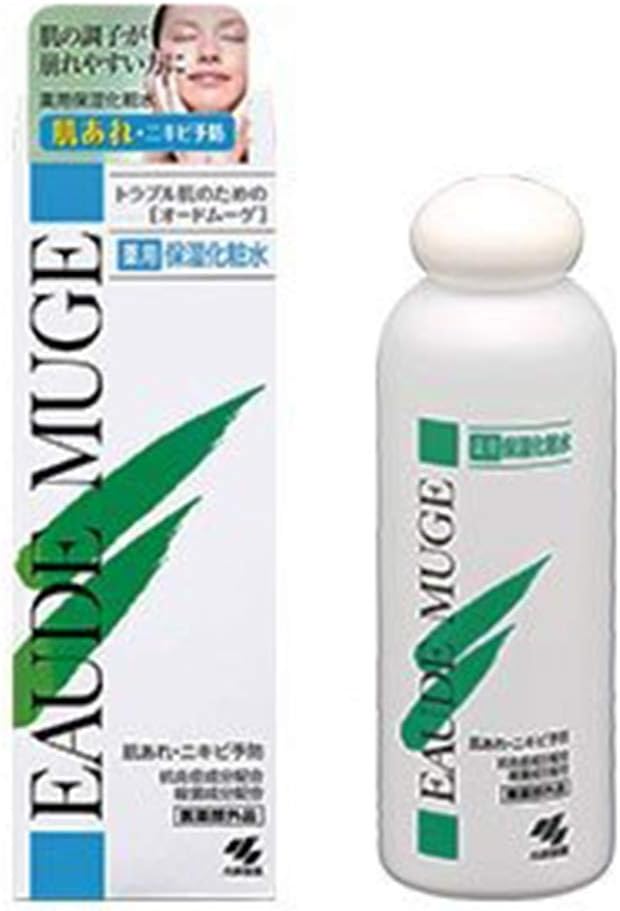 Kobayashi Pharmaceutical Eaude Muge Medicated Moisture Retention Skin Lotion - 200‚‚Œ (Green Tea Set)