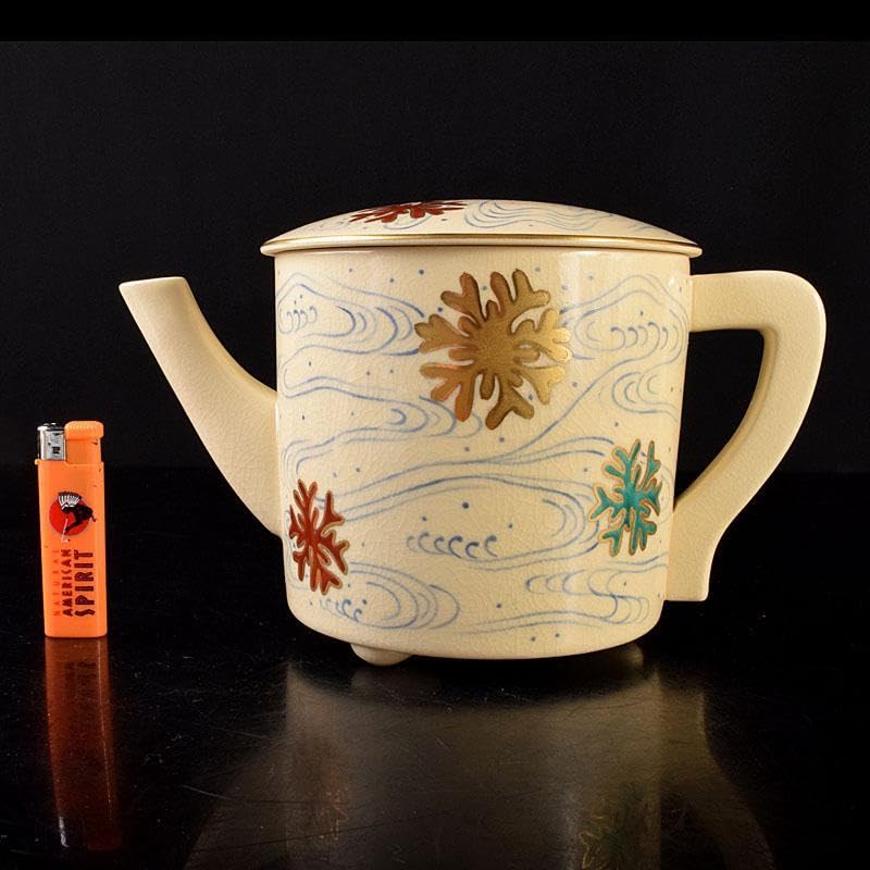 茶道具　京焼　前田宝泉造　色絵金彩　海松藻文　水次　共箱　7117C Amazon.co.jp: 茶道具 京焼 前田宝泉造 色絵金彩 海松藻文 水次 共箱