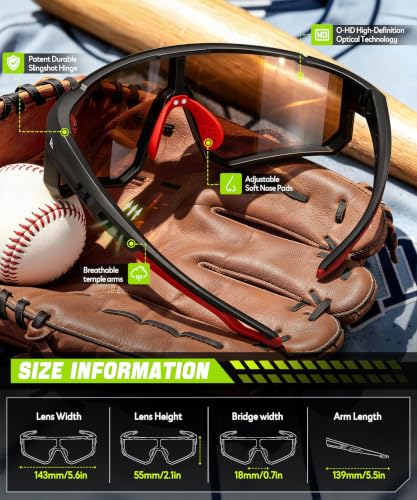 OUKEMAX Polarized Sports Sunglasses, 3-Pack - image 5