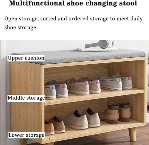 Banc de rangement chaussures de qualité pour porche et intérieur - 5