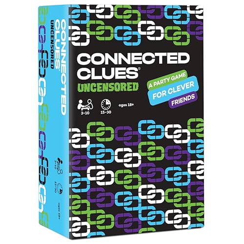 Connected Clues Uncensored - A Party Game for Clever Friends | Phrase Guessing Fun Based on The...
