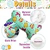 Lepawit Easter Plush Dog Toys - Interactive Squeaky Bone Toys