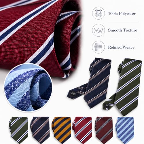 Image of WeiShang Neckties for Men, Classic Formal Tie
