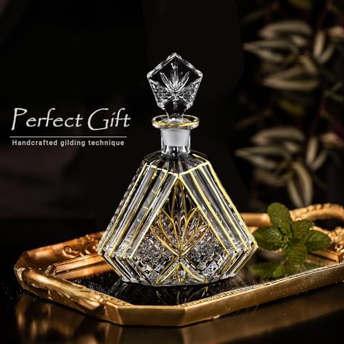 Hand-painted Old fashioned Gold Decanter Set 11 Product Image