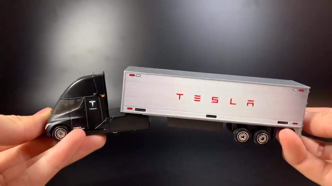 Amazon | Matchbox Convoys シリーズ テスラ セミ & ボックス