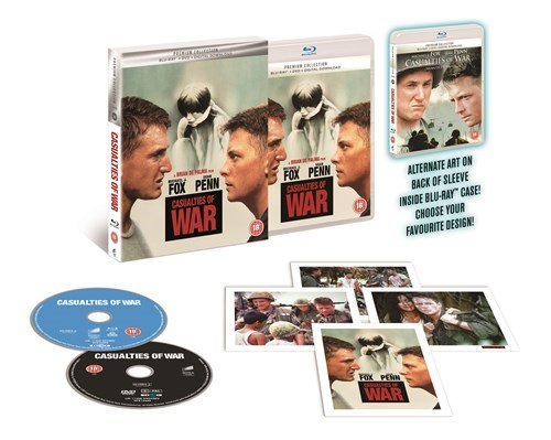 casualties of war UK Premium Collection Blu-Ray + DVD + Digital HD + Ltd Ed Art Cards Region Free