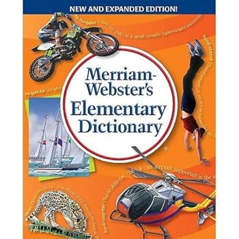 Hardcover Merriam-Webster's Elementary Dictionary Book