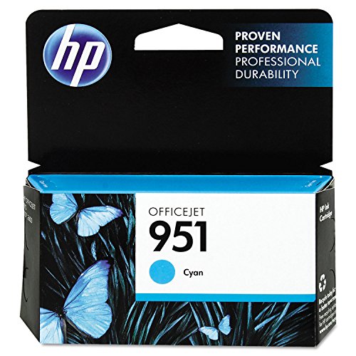 Cartouche D'encre Cyan Compatible HP 951C (951XL) – Marque Go Inks, Non OEM – Neuf Sous Blister