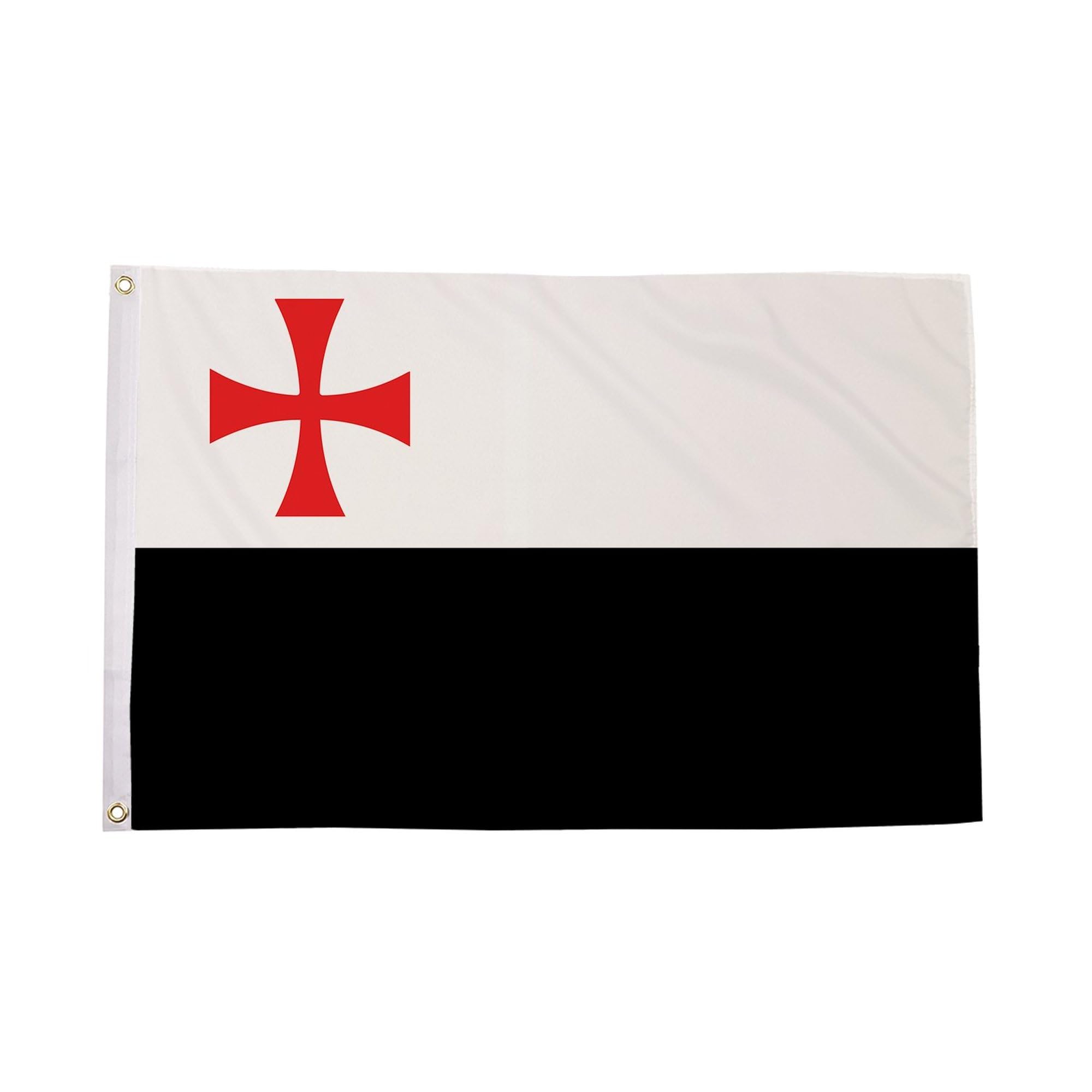 Flagtex Knights Templar Flag 5ft x 3ft Large Flag 150cm x 90cm | Premium Woven Polyester with Brass Eyelets | Indoor Outdoor Garden Display Wall Hanging