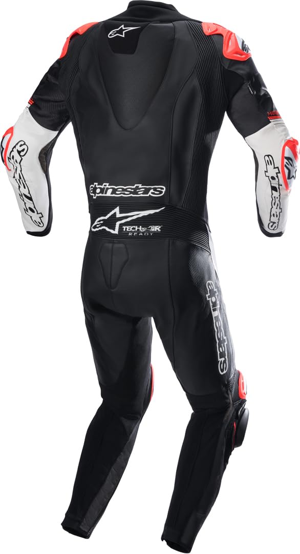 Alpinestars GP Tech v4 One-Piece Leather Suit (Tech Air Compatible) (54) (Black/White)