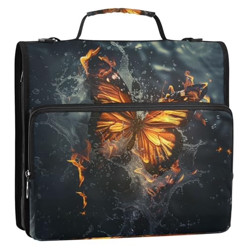 Classeur de bureau ALAZA papillon 3,8 cm pour rangement et transport