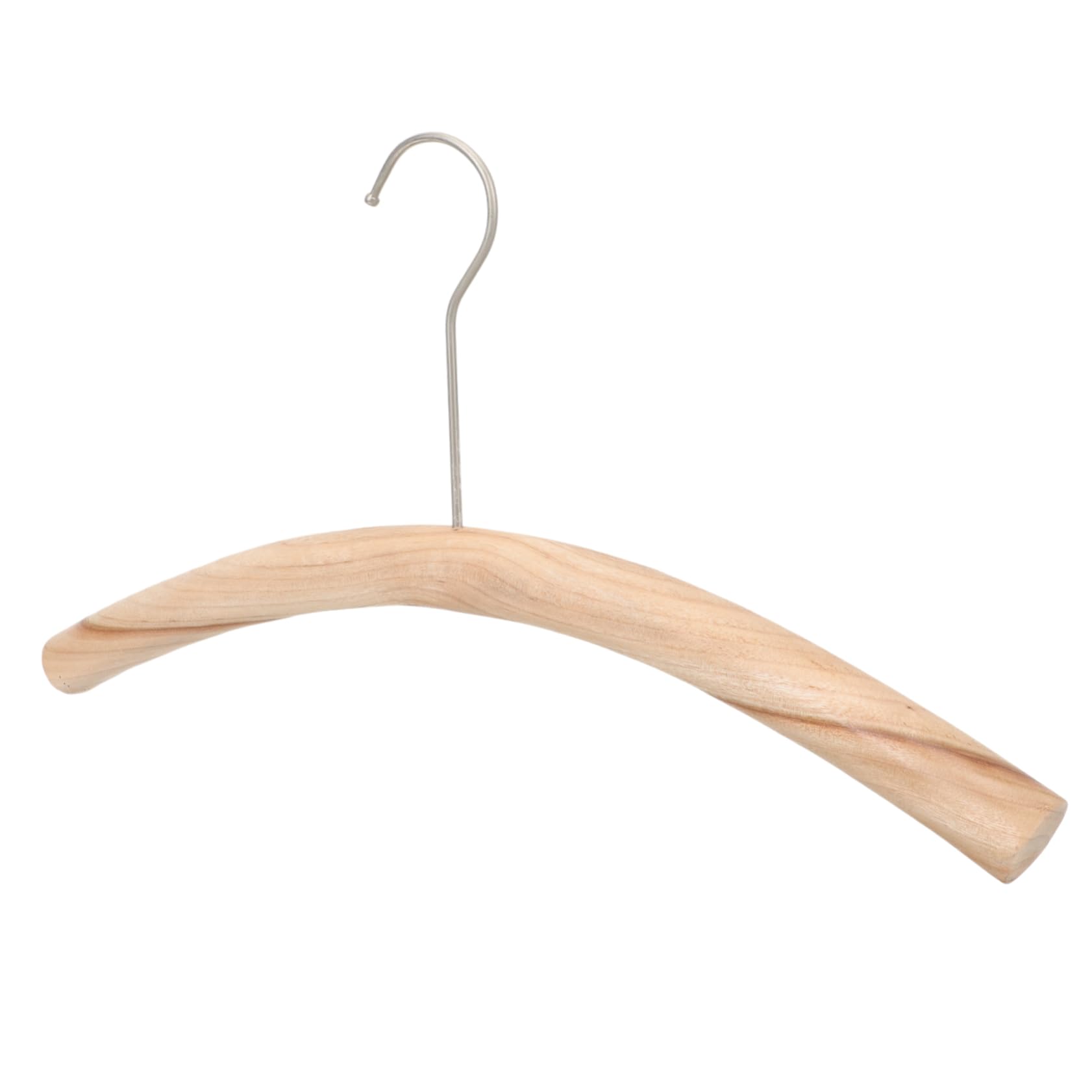 Vaguelly Wooden Clothes Hanger Sturdy Coat Hangers for Home Organization Drying Rack Premium Natural Design Space Saving Wardrobe Accessory Present Occasion