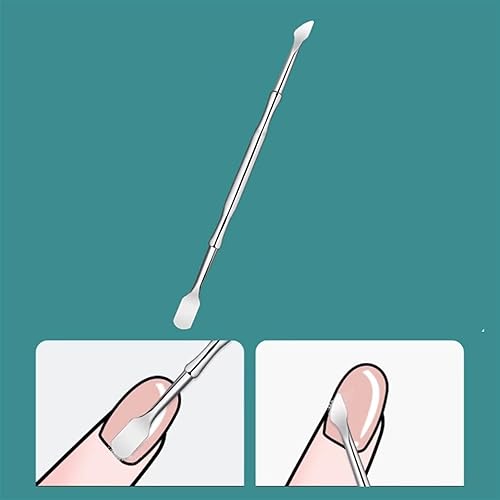 Miniatura 4 de Juego de manicura Juego de cortaúñas Juego de manicura, kit profesional de aseo de pedicura, juego de 9 piezas de cuidado de uñas de acero