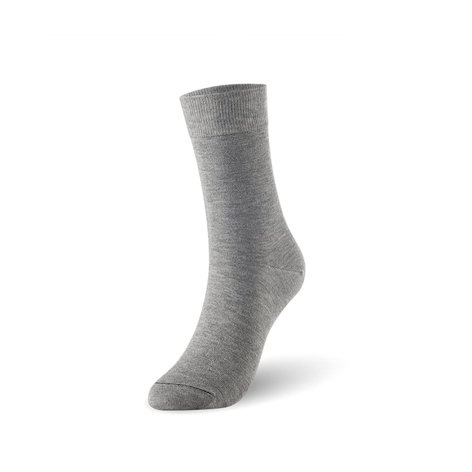 ZZSRJ Calcetines de Hombres Calcetines de Negocios de Color sólido 6 Pares/Lote Tamaño del Reino Unido 7-11 EUR Tamaño 40-46 (Color : Black6, tamaño : 40-46)