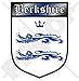 Produktbild BERKSHIRE Grafschaft Schild Großbritannien England UK 100mm Auto & Motorrad Aufkleber, Vinyl Sticker