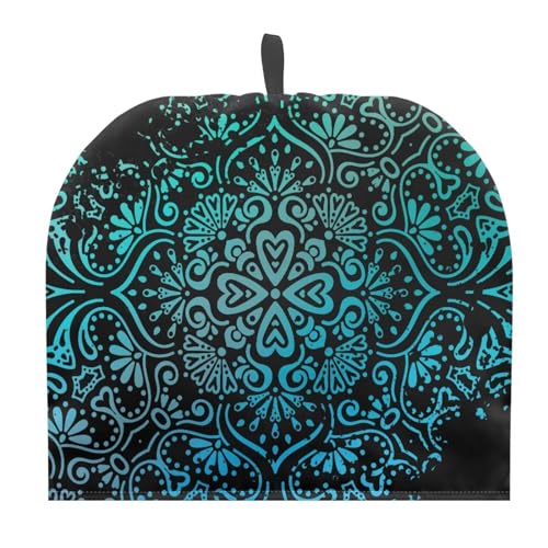 Hechitok Blue Pattern Tea Cozy for Teapot, Large Teapot Insulation Cover Kettle Cloth Cover Tea Cosy Machine Washable Kitchen Accessory Breakfast Insulation Covers